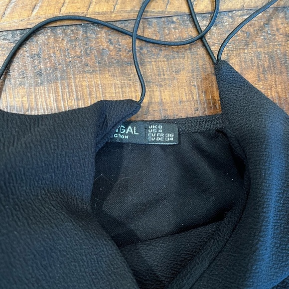 Nasty Gal Black Spaghetti Strap Dress - Picture 2 of 2